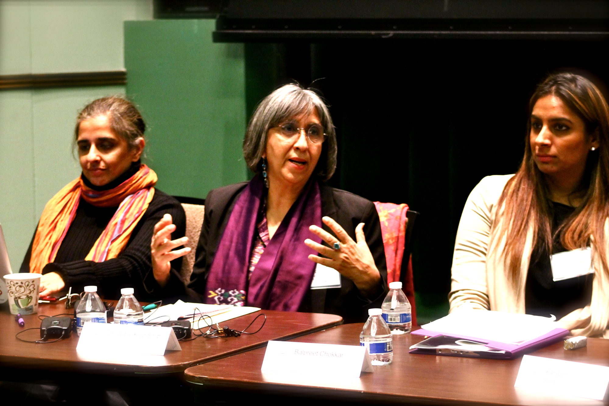 Dr. Jaspal Kaur Singh answering a question