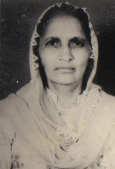 Portrait of Ratan Kaur from Punjab, circa 1970.
